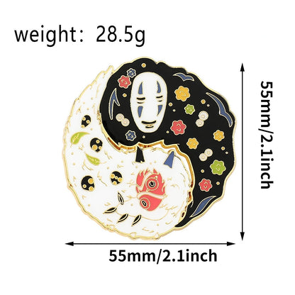 1PC Creative Pop-Enamel Pin Lapel Badges Brooch Funny Fashion Jewelry